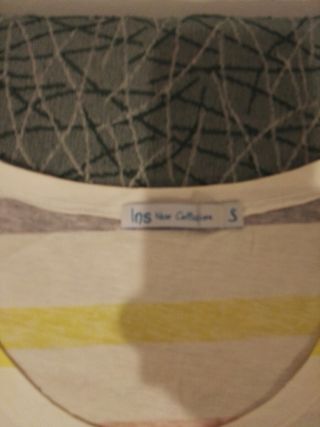 Camiseta de mujer Talla S rayas multicolor