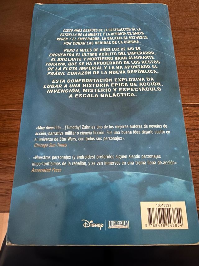 Star Wars Heredero del Imperio (novela)