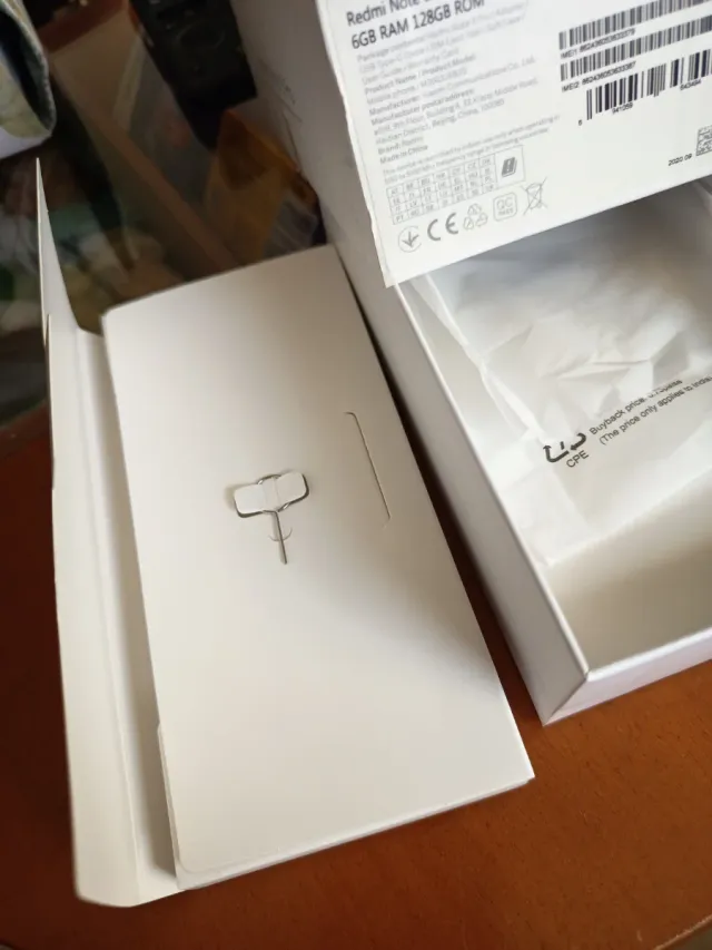 Scatola Xiaomi Redmi Note 9 Pro