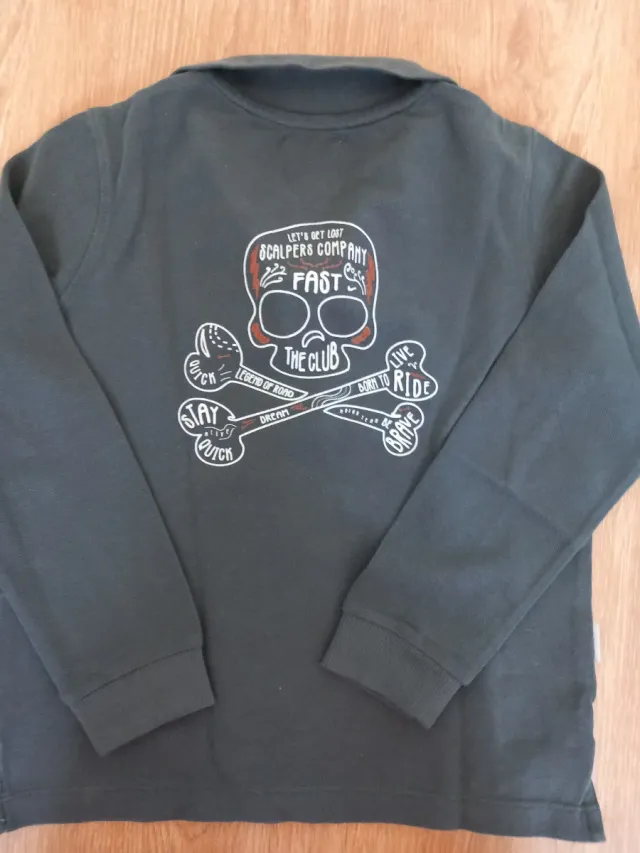 Polo niño Scalpers manga larga
