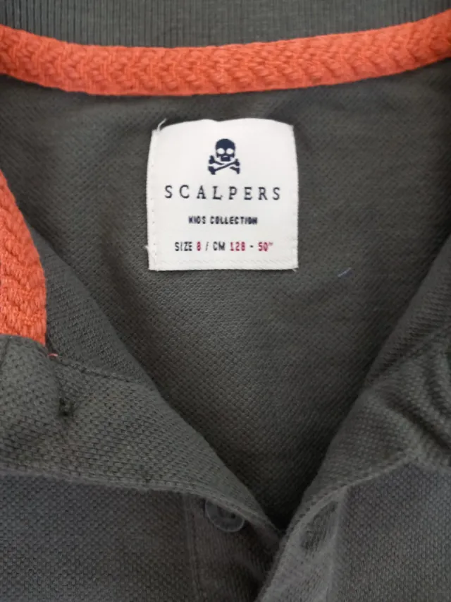 Polo niño Scalpers manga larga