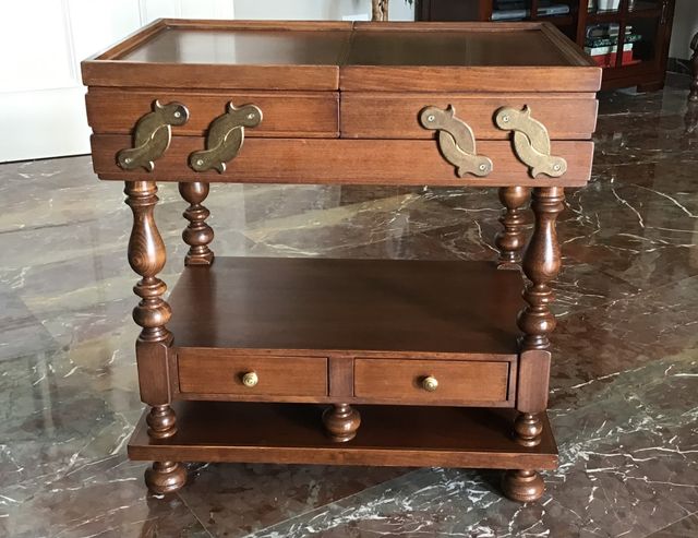 Mueble costurero madera con cajones