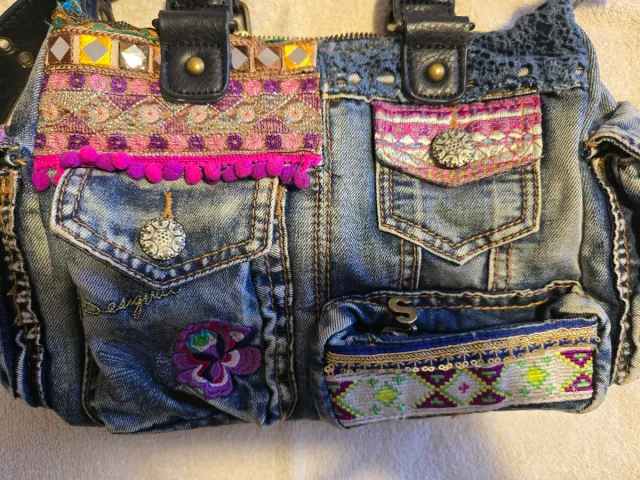 Bolso Desigual Denim Multicolor
