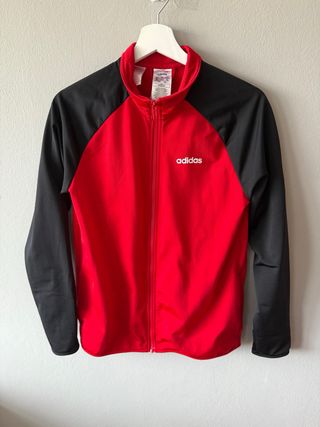 Chaqueta Adidas Roja y Negra Talla XS