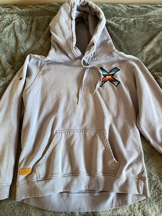 Sudadera Lila Blue Banana con Parche X