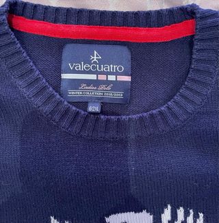 Jersey Valecuatro Mujer Cebra Azul