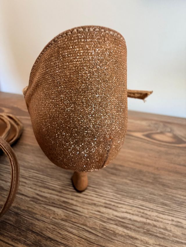 Sandalias de baile doradas – Talla 38