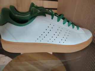 Zapatillas Adidas Advantage 2.0 Blancas y Verdes