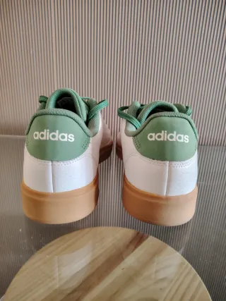 Zapatillas Adidas Advantage 2.0 Blancas y Verdes