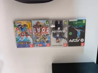 Juegos Nintendo Switch: Mario, Toad, FIFA, FC24