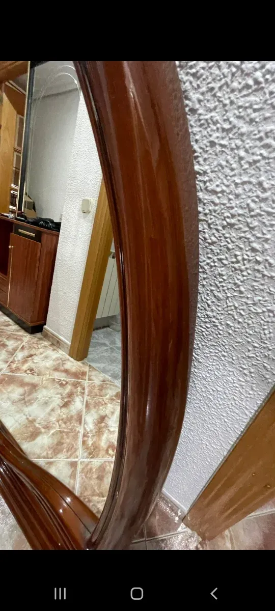 Espejo de pared vintage madera