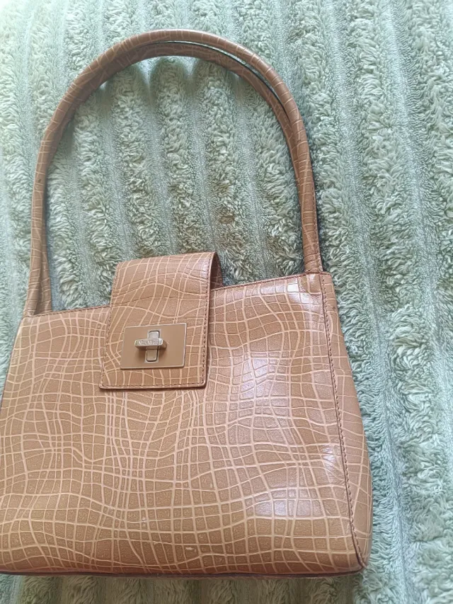 Borsetta da spalla effetto coccodrillo MAX MARA.