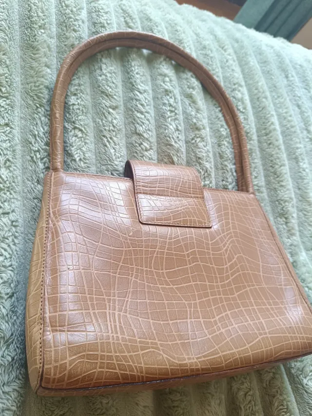 Borsetta da spalla effetto coccodrillo MAX MARA.