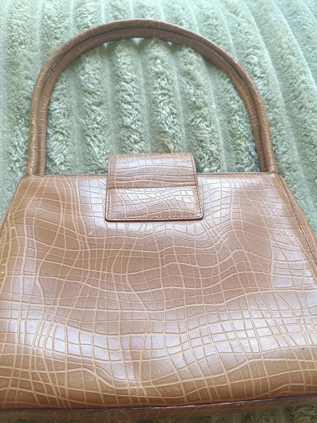 Borsetta da spalla effetto coccodrillo MAX MARA.