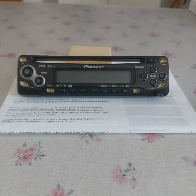 Radio CD Pioneer DEH-1630R Negro