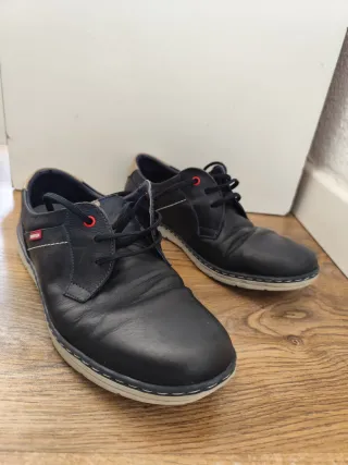 Zapatos Notton Negro y Beige