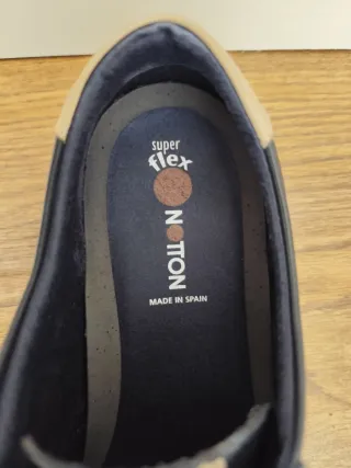 Zapatos Notton Negro y Beige