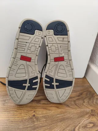 Zapatos Notton Negro y Beige