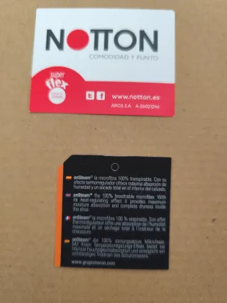 Zapatos Notton Negro y Beige