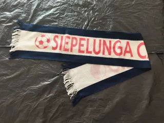 Bufanda serigrafiada Siepelunga años 90