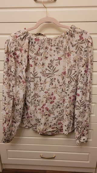 Blusa Mango Estampada Multicolor