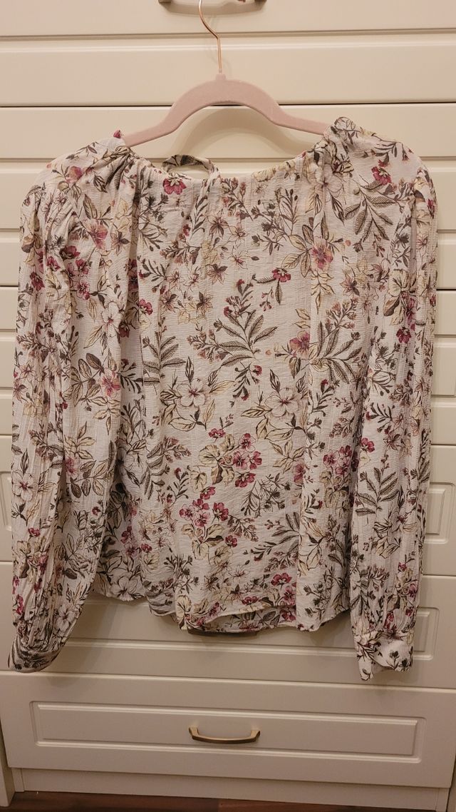 Blusa Mango Estampada Multicolor