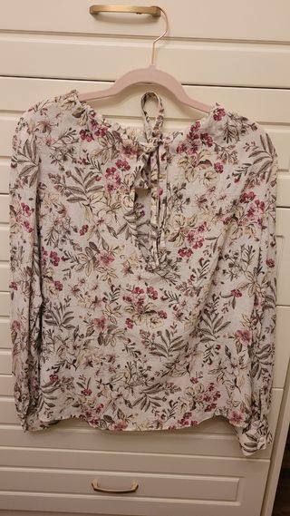 Blusa Mango Estampada Multicolor