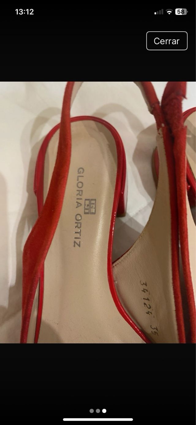 Zapatos Gloria Ortiz Rojos