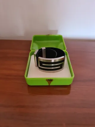 Pulsera Cristian Lay Negra y Acero.