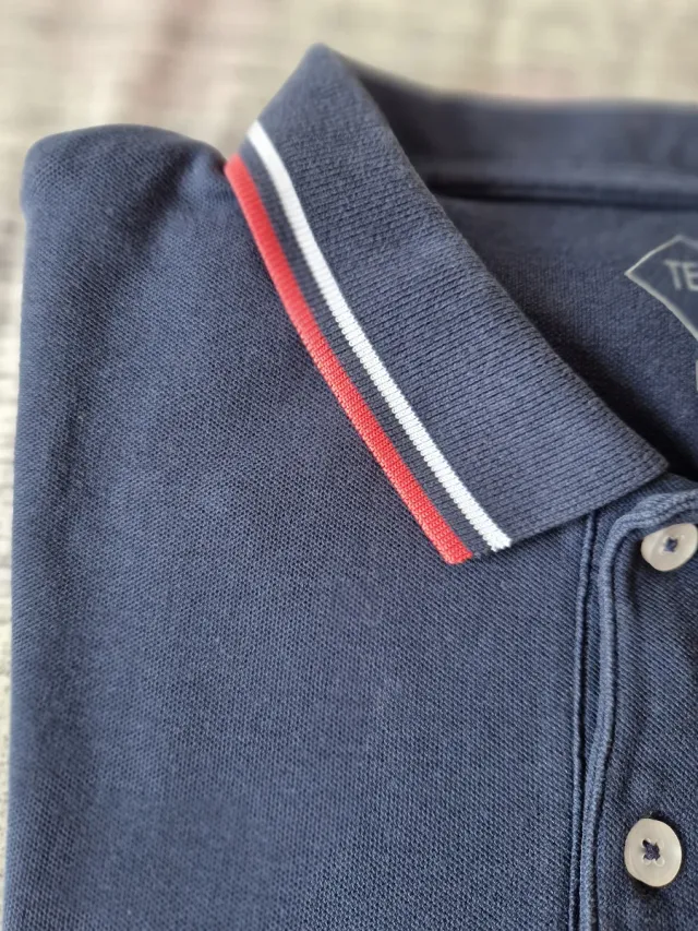 Polo TEX azul talla L