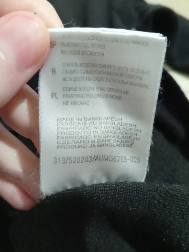 Fianchino in pile Reebok Y2K nero Taglia M