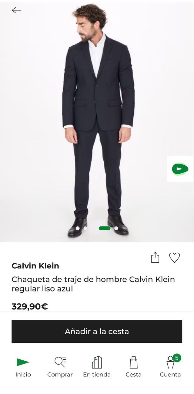 Traje Calvin Klein