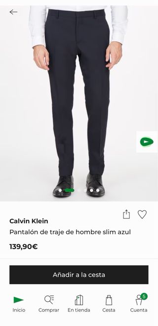 Traje Calvin Klein