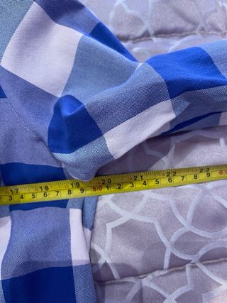 Camisa El Ganso Mujer Cuadros Azul y Blanco