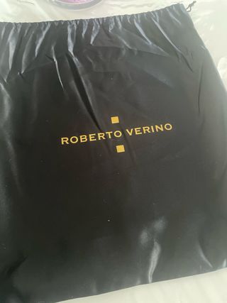 Bolso Negro Roberto Verino Tote Sin Usar