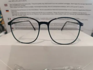 Gafas de pasta negras con cristal sin graduacion