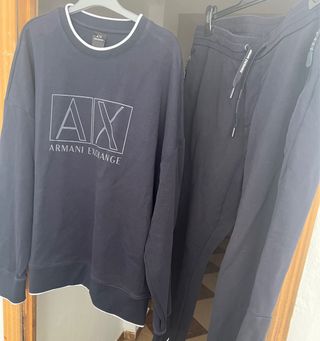 Chándal Armani Exchange Negro