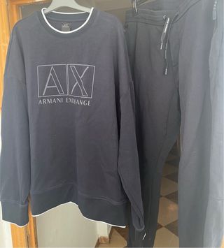 Chándal Armani Exchange Negro