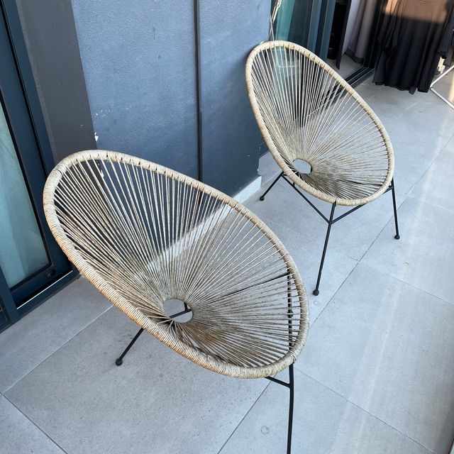 2 Sillas Acapulco Natural, muy buen estado.