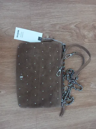 Bolso Brownie niña con tachuelas,