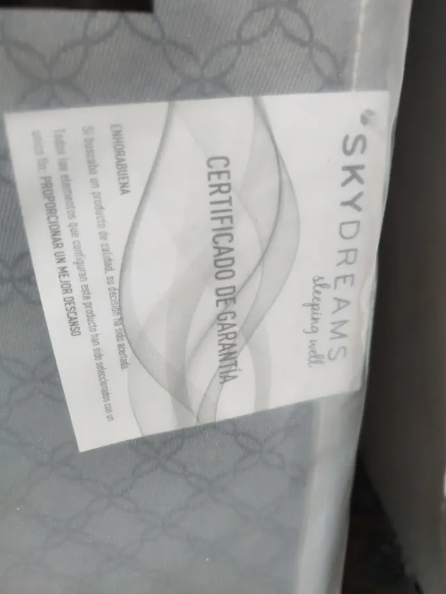 2 Colchones SKYDREAMS con 2 somier y patas 80x160