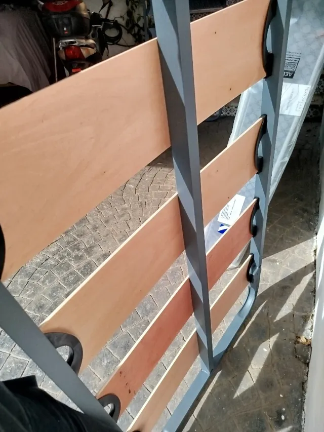 2 Colchones SKYDREAMS con 2 somier y patas 80x160