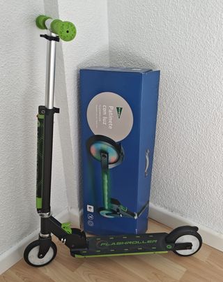 Patinete Flashroller plegable con luz desde 6 años