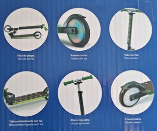 Patinete Flashroller plegable con luz desde 6 años