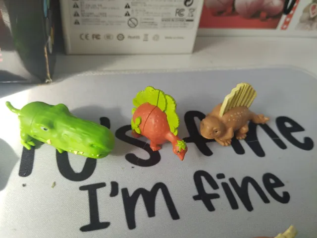Dinosaurios Lidl Cada uno 1€ Los tres por 2.50€