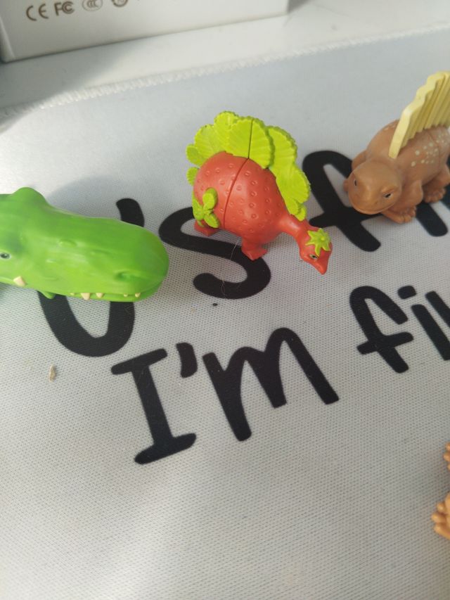 Dinosaurios Lidl Cada uno 1€ Los tres por 2.50€