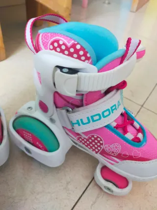 Patines Hudora Talla 26-29 Ajustables