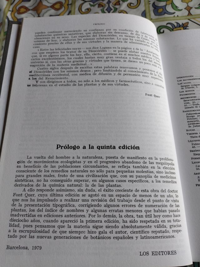 PLANTAS MEDICINALES 1 VOL. DISCORIDES RE