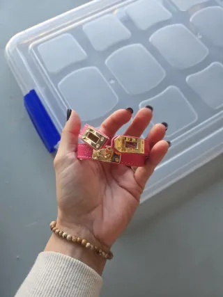 Pulsera Hermès H Fucsia