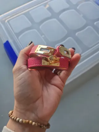 Pulsera Hermès H Fucsia